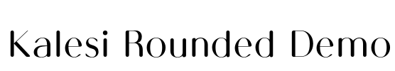 Kalesi Rounded Demo
