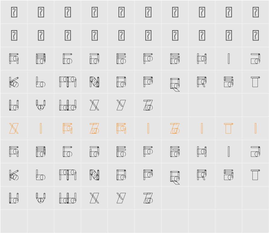 knoo abstract 字符映射表