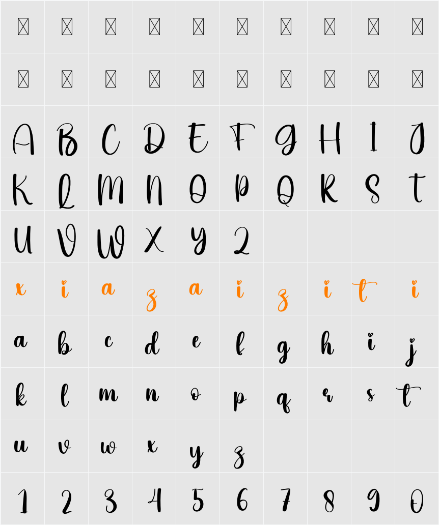 Hugging 字符映射表