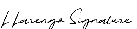 L Larengo Signature