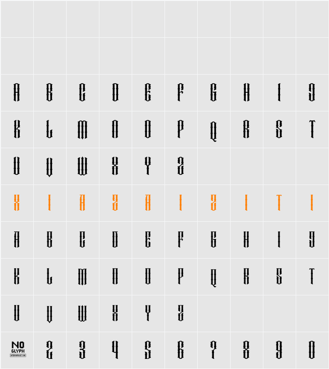 Masberco 字符映射表