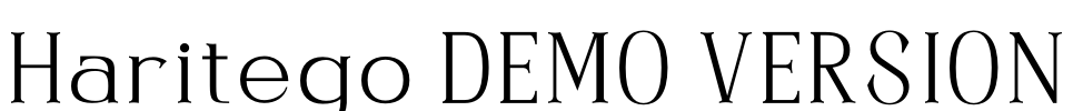 Haritego DEMO VERSION