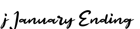 j January Ending