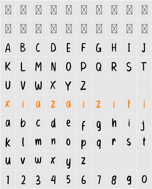 MARLONA 字符映射表