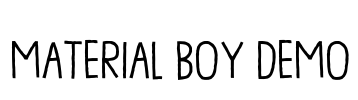 Material Boy DEMO