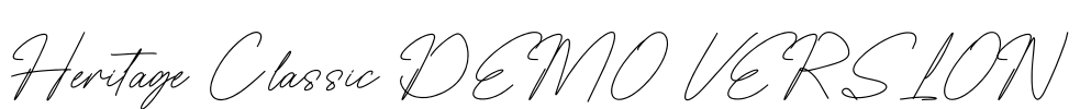 Heritage Classic DEMO VERSION