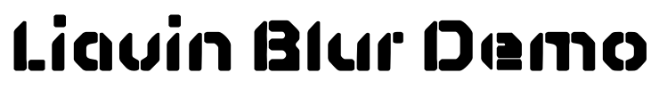 Liavin Blur Demo