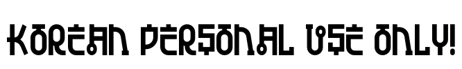 Korean PERSONAL USE ONLY!