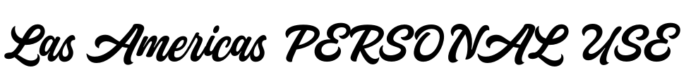Las Americas PERSONAL USE
