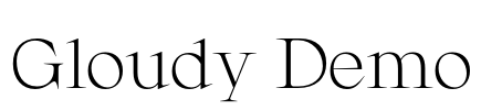 Gloudy Demo