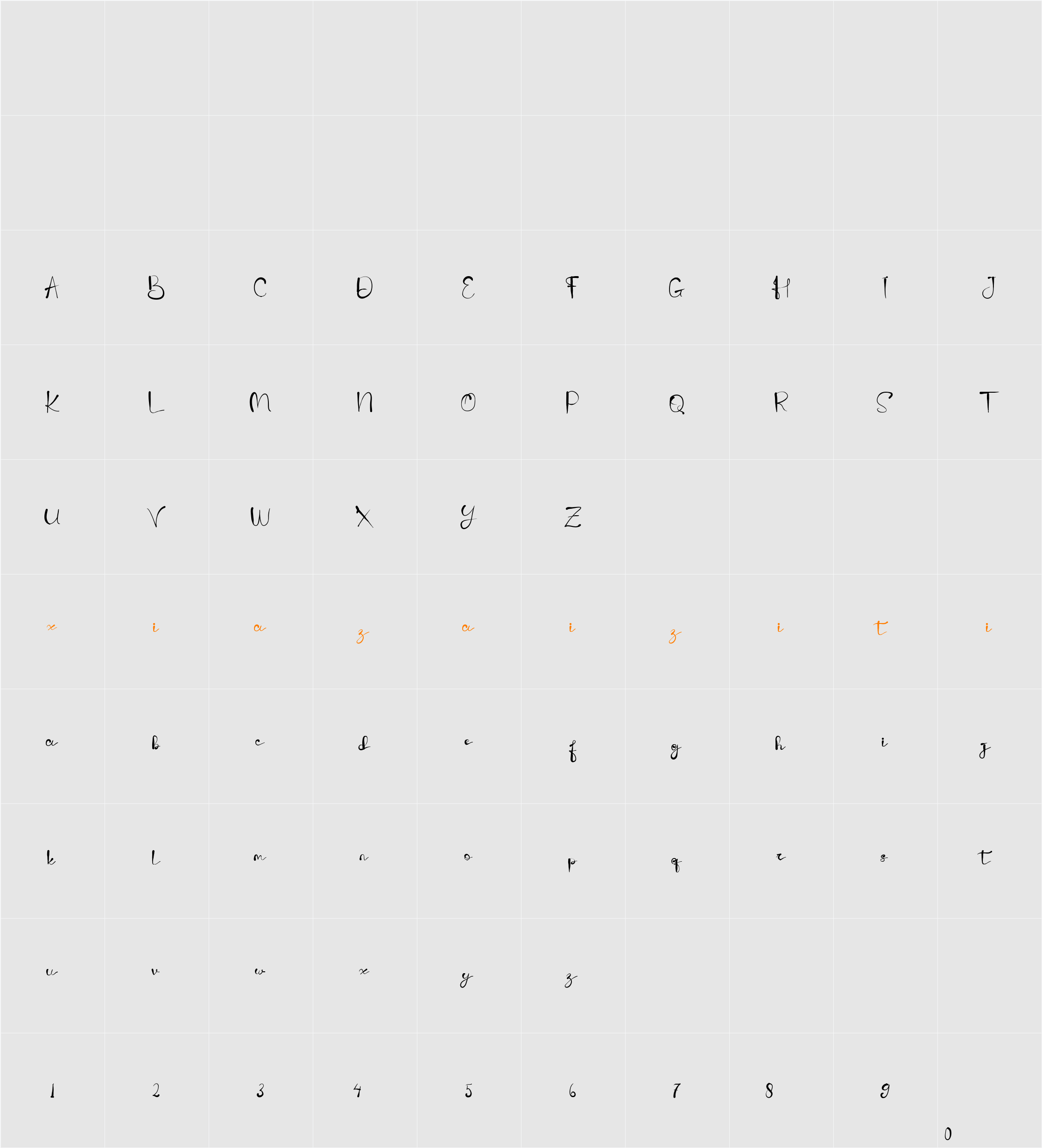 Gohanto Jincuk 字符映射表