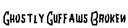 Ghostly Guffaws Broken