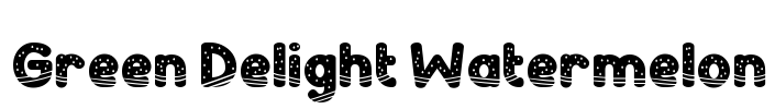 Green Delight Watermelon