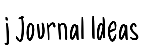 j Journal Ideas