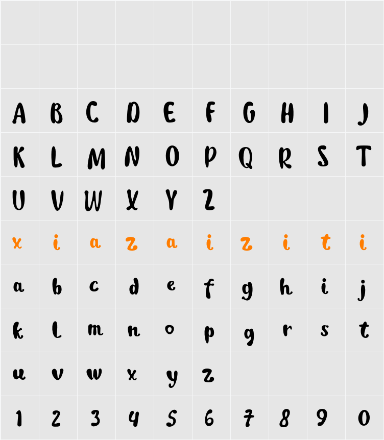 Kurato 字符映射表