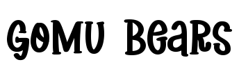 Gomu Bears 字体预览图