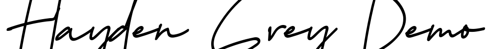 Hayden Grey Demo
