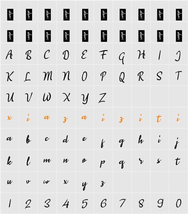 j Jalin Nusantara 字符映射表