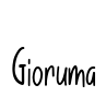 Gioruma 字体预览图
