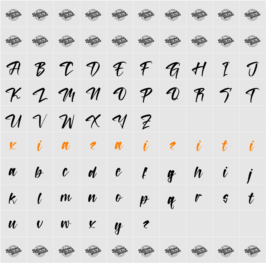 Majesty Gyntur DEMO VERSION 字符映射表