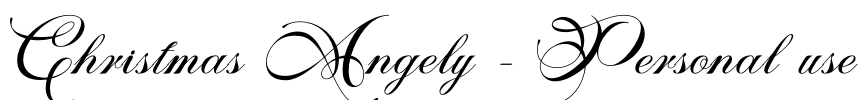 Christmas Angely - Personal use