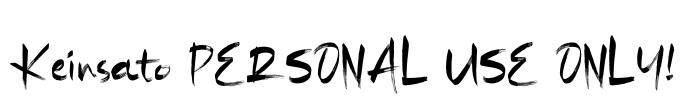Keinsato PERSONAL USE ONLY!