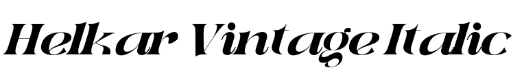 Helkar Vintage Italic
