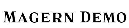 Magern Demo