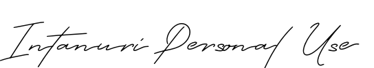 Intanuri Personal Use