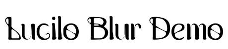 Lucilo Blur Demo
