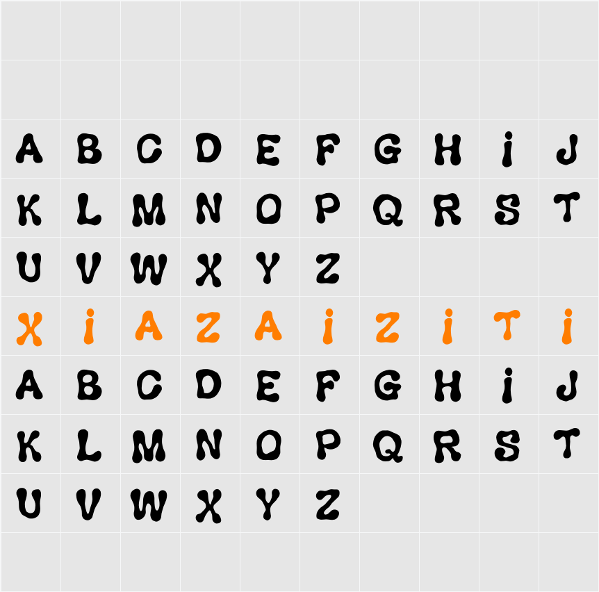 Grims Acid 字符映射表