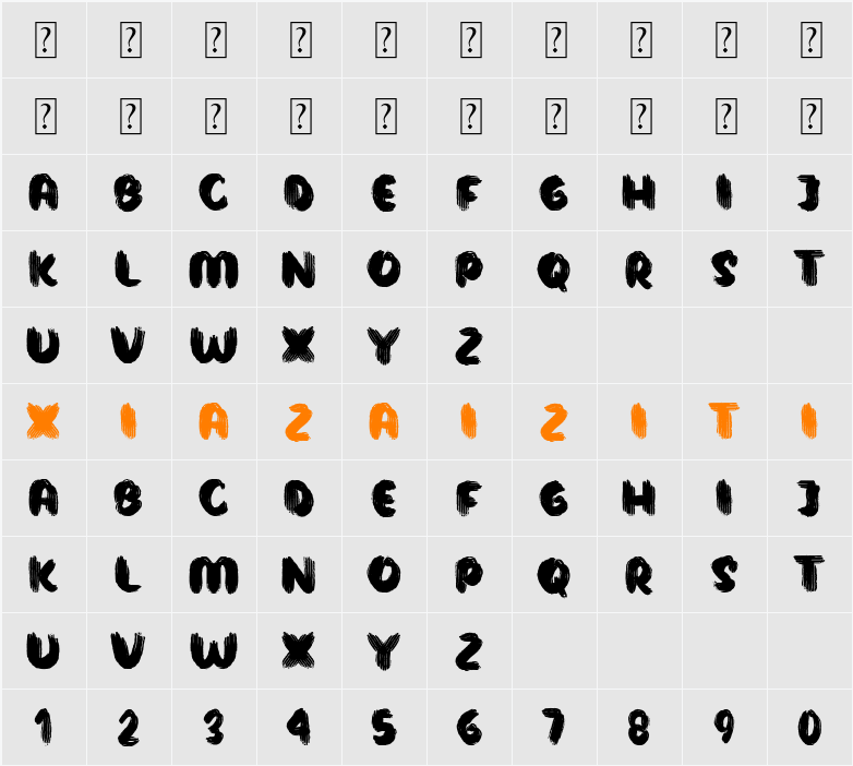 Lemon Mojito 字符映射表