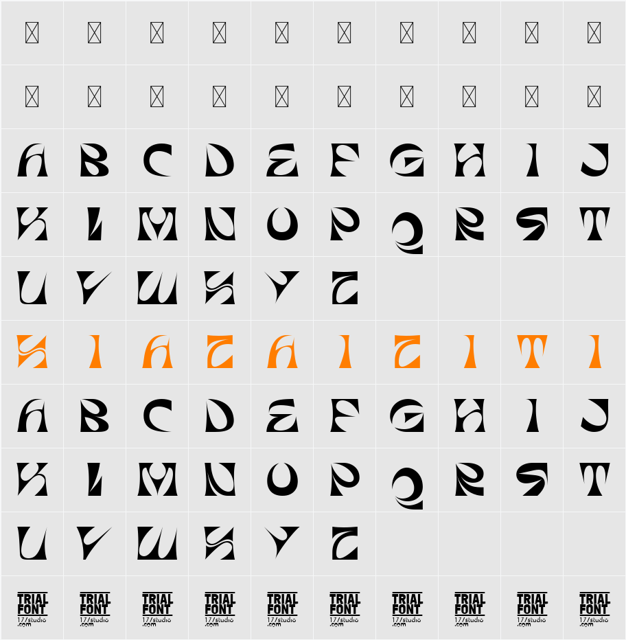 Impact Heroes Demo 字符映射表