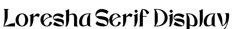 Loresha Serif Display