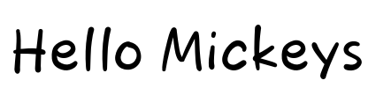 Hello Mickeys