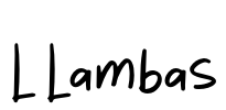 L Lambas 字体预览图