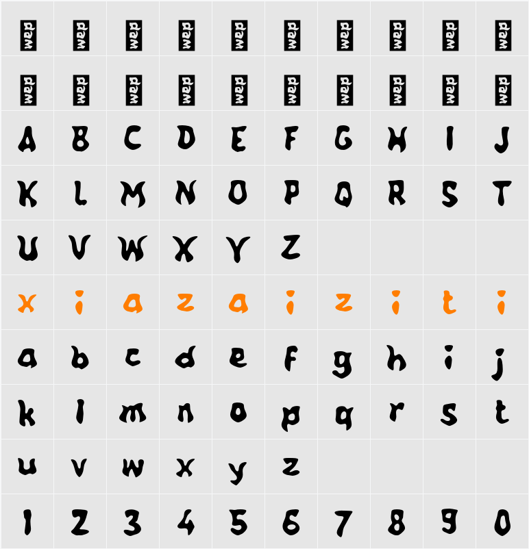 M Mandhep 字符映射表