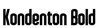 Kondenton Bold