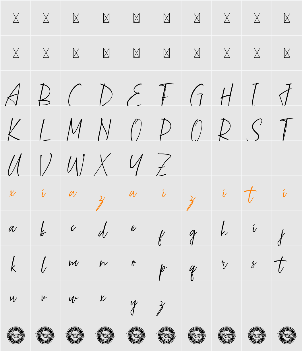 Keep Secret Demo 字符映射表