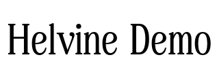 Helvine Demo