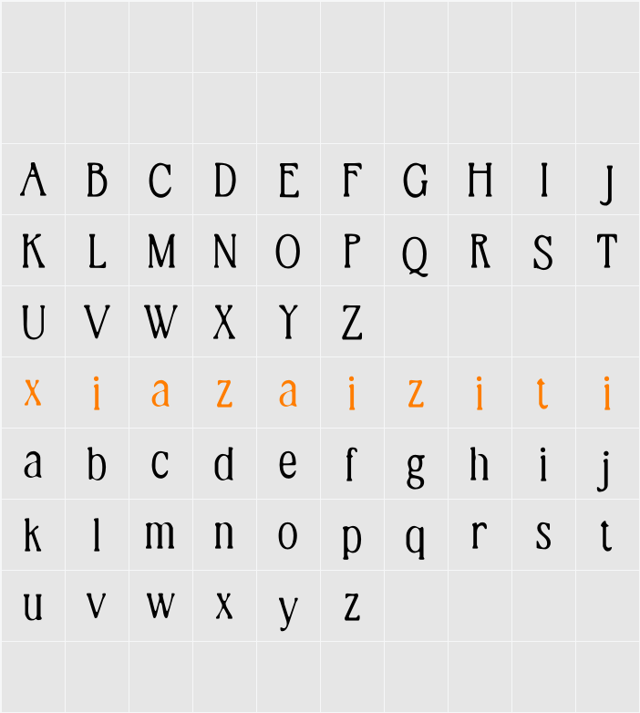 Kapvile Blur Demo 字符映射表