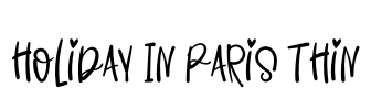 Holiday In Paris Thin