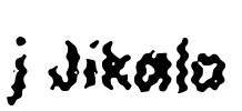 j Jikalo 字体预览图