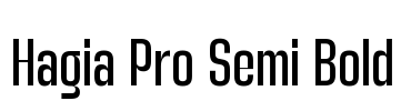 Hagia Pro Semi Bold