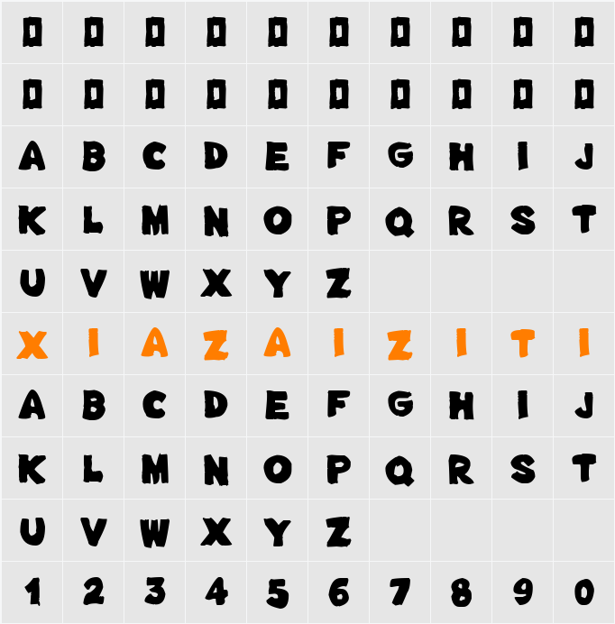 Free Cheese 字符映射表