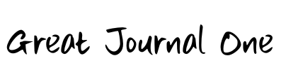 Great Journal One