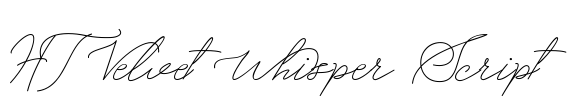 HT Velvet Whisper Script