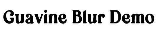 Guavine Blur Demo
