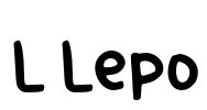 L Lepo 字体预览图
