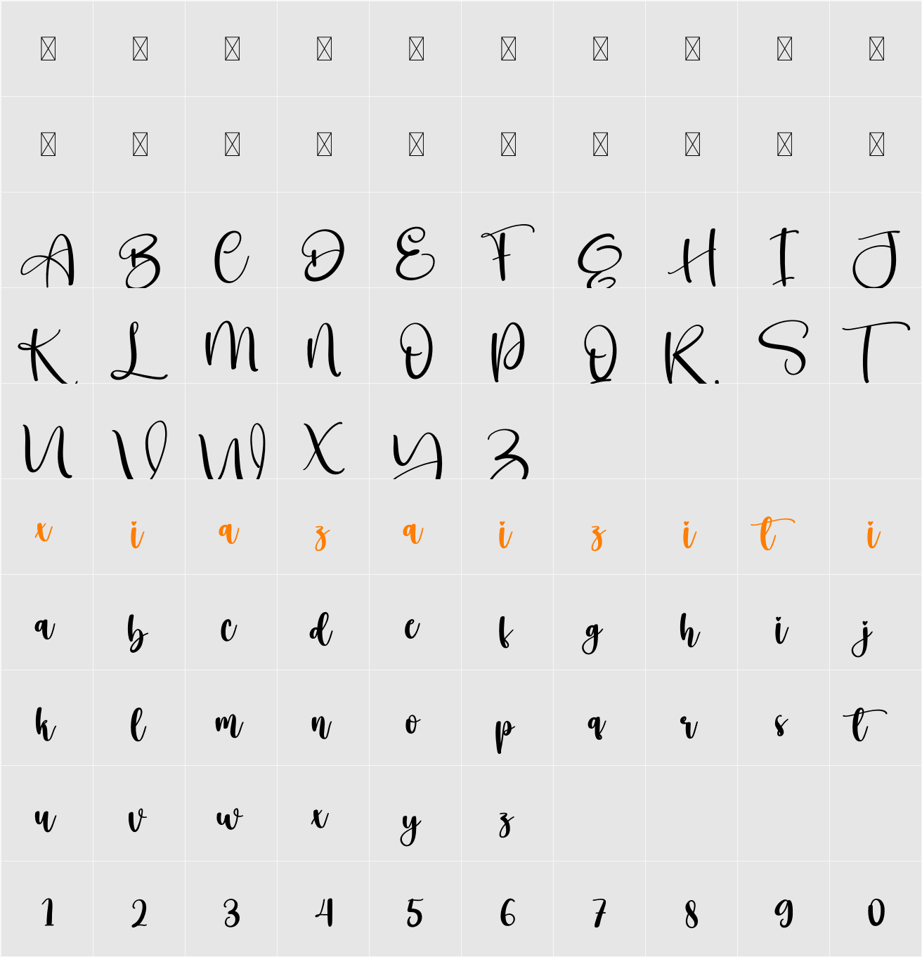 Japanese 字符映射表